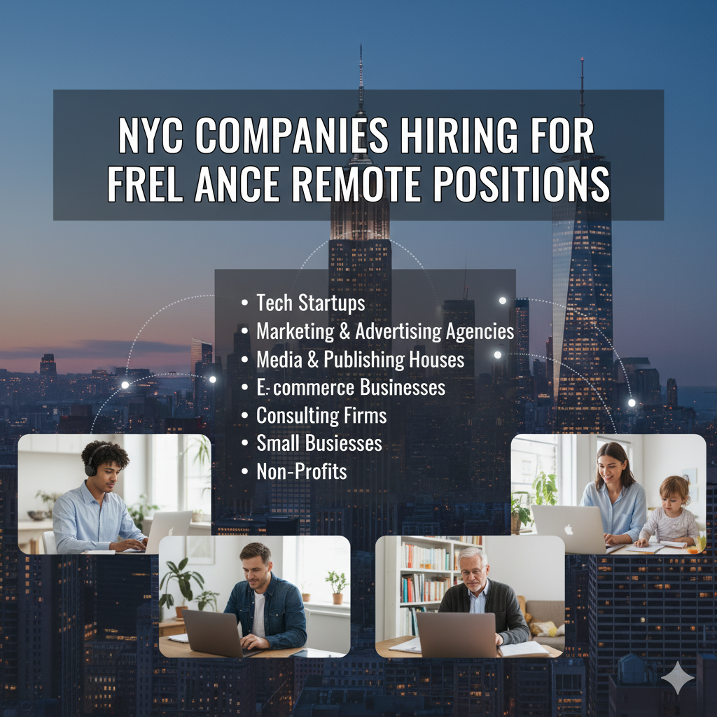 Are there any NYC companies hiring for freelance remote positions?