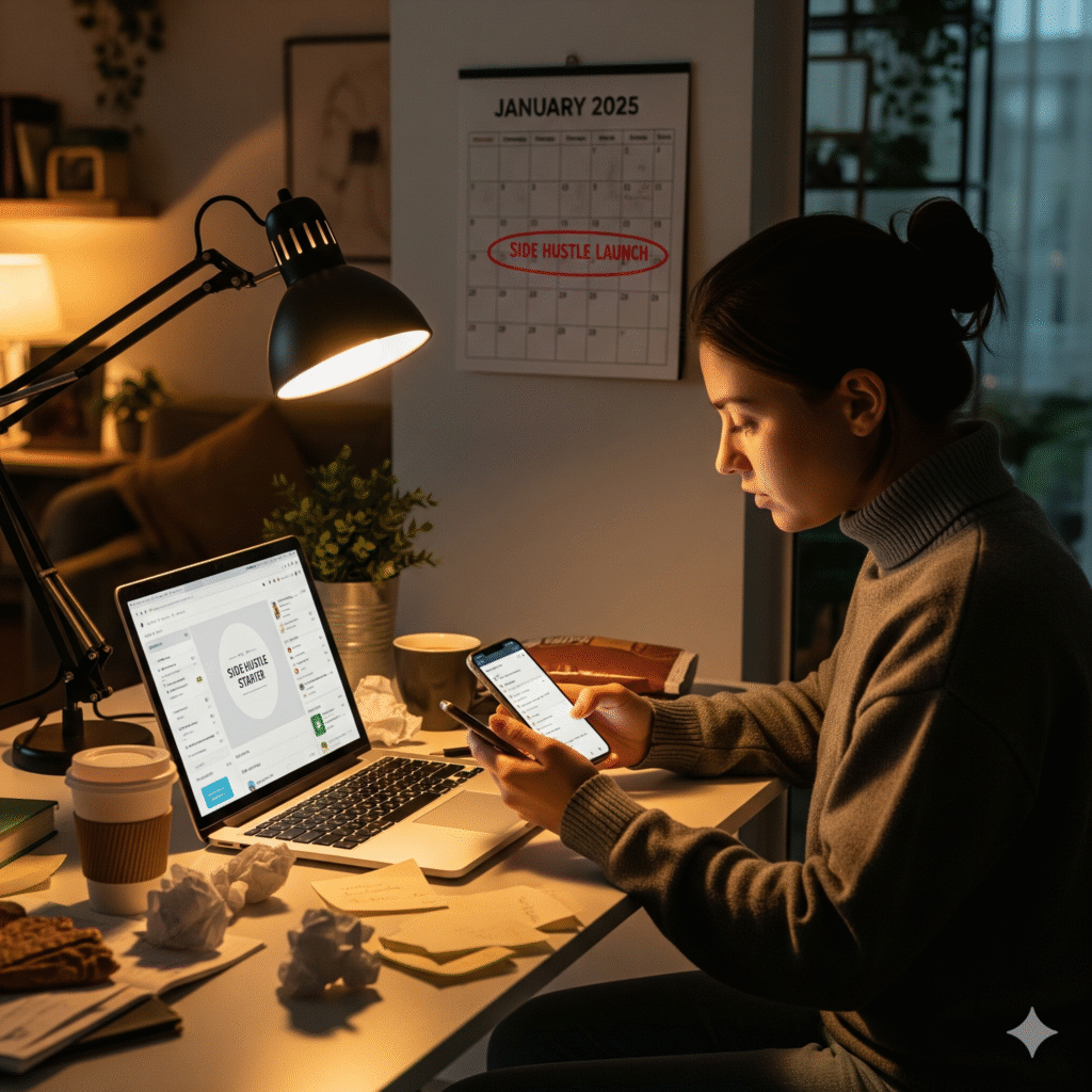 Online Side Hustles for Beginners in 2025