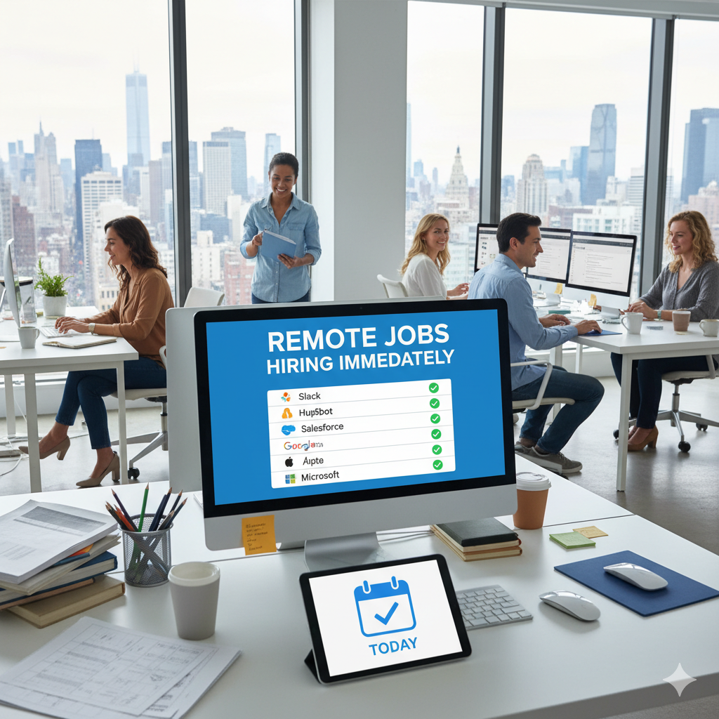 Remote Jobs Hiring Immediately: Companies You Can Apply to Today