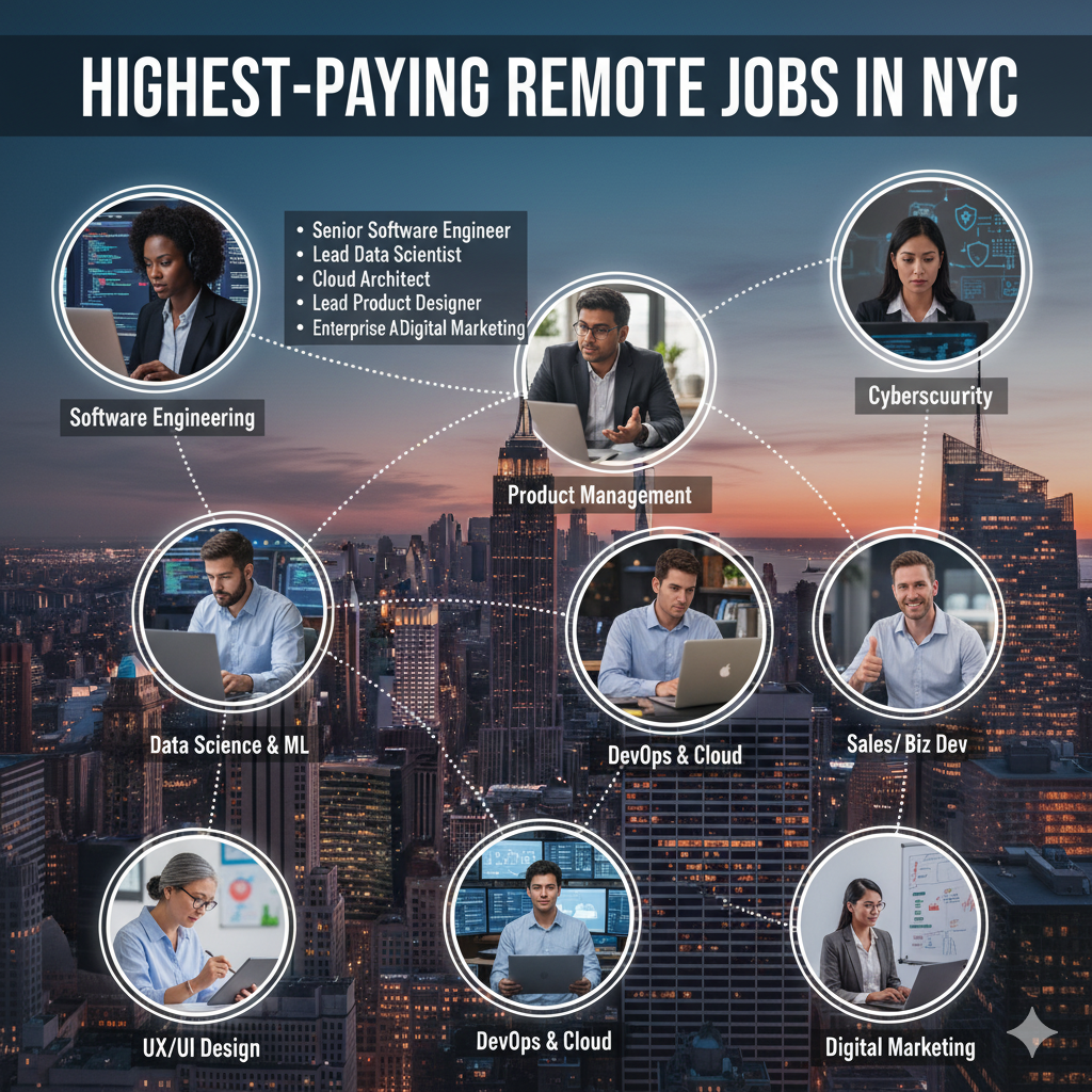 What are the highest-paying remote jobs in NYC right now?