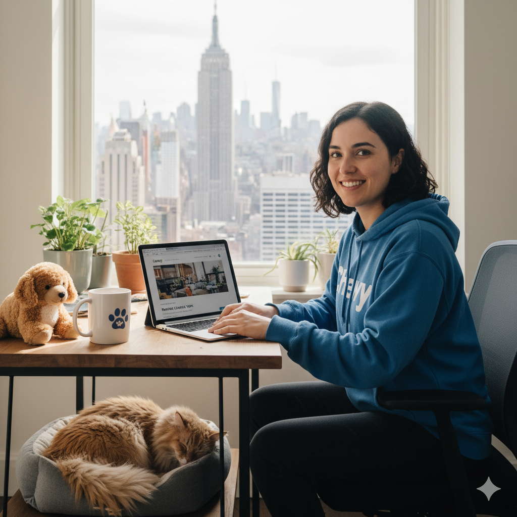 What remote jobs at Chewy are currently hiring in New York?