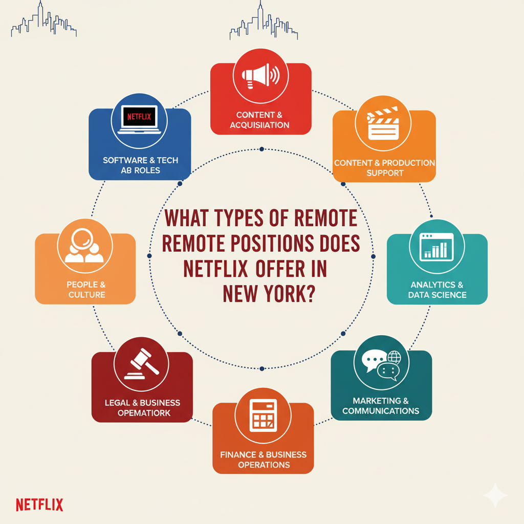 What types of remote positions does Netflix offer in New York?