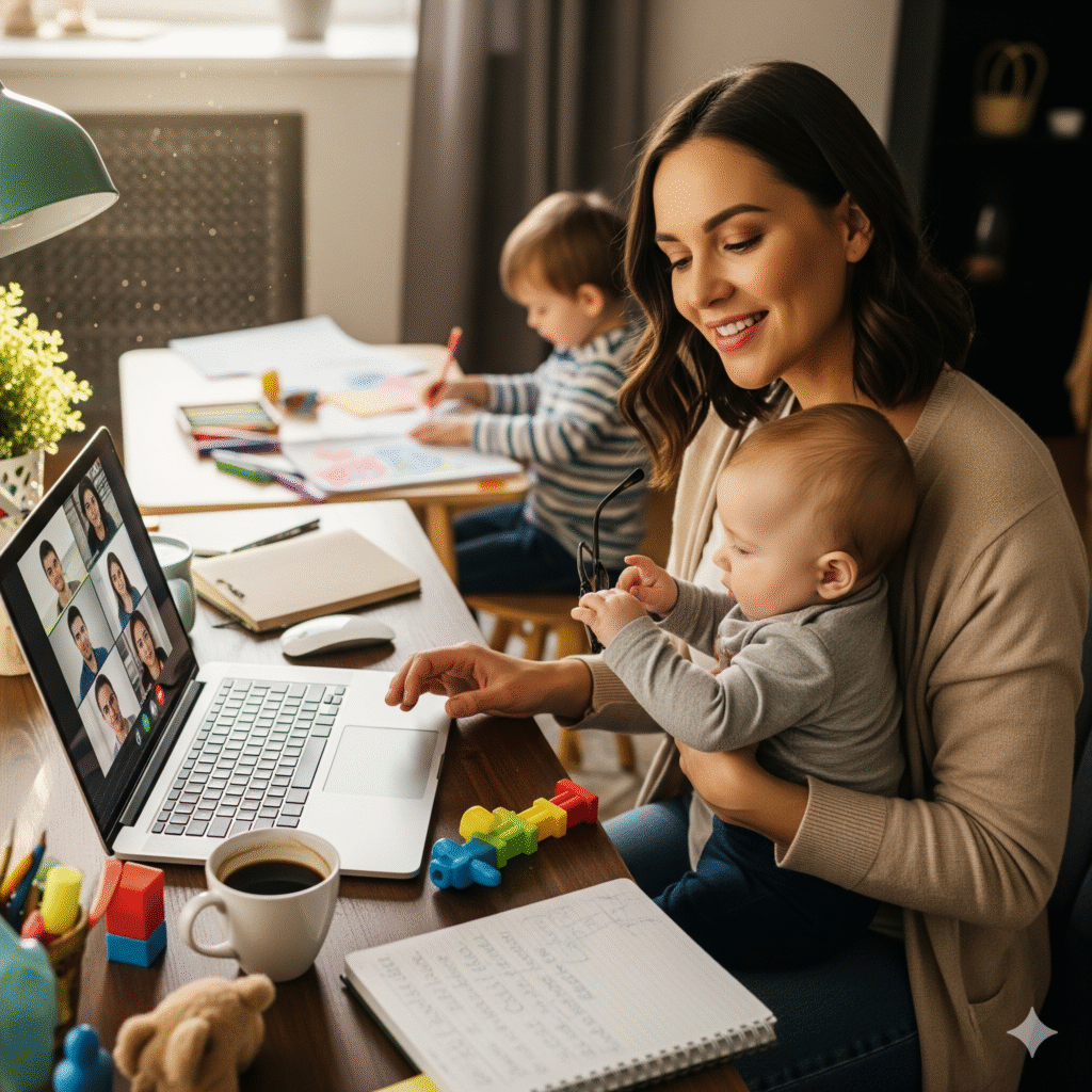 Work from home jobs for moms USA
