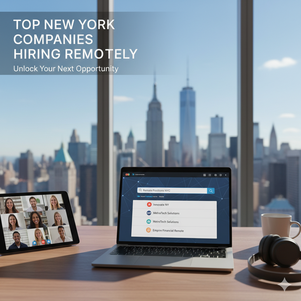 What are the best companies in New York hiring for remote positions?