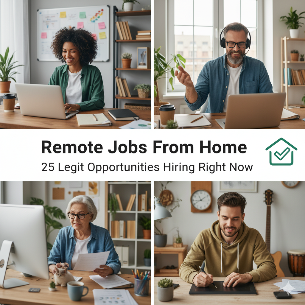 Remote Jobs From Home: 25 Legit Opportunities Hiring Right Now