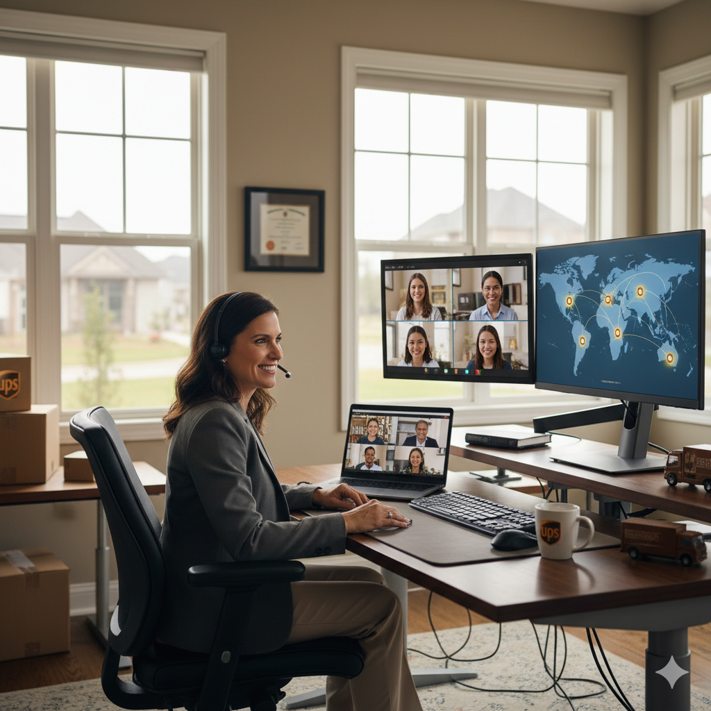 UPS Remote Jobs: How to Work From Home With a Global Logistics Leader