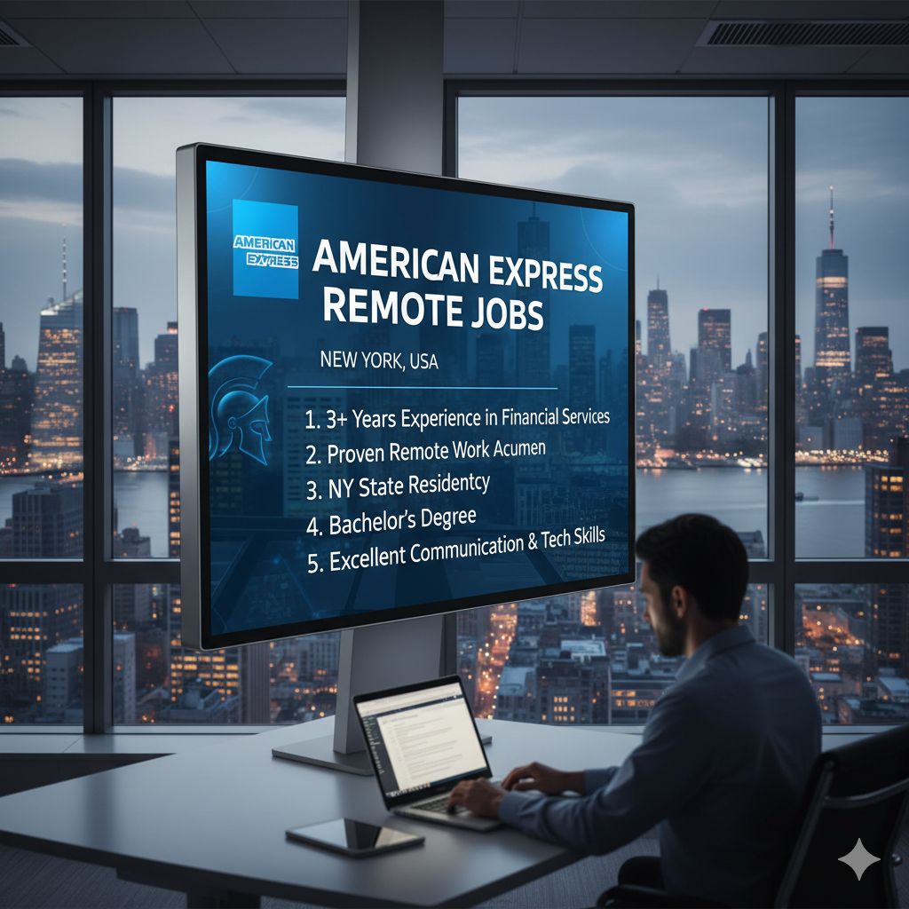 What are the qualifications for American Express remote jobs in New York, USA?